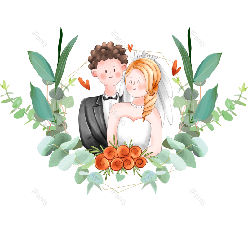 节日图片,卡通元素,清新PNG,婚礼免抠素材